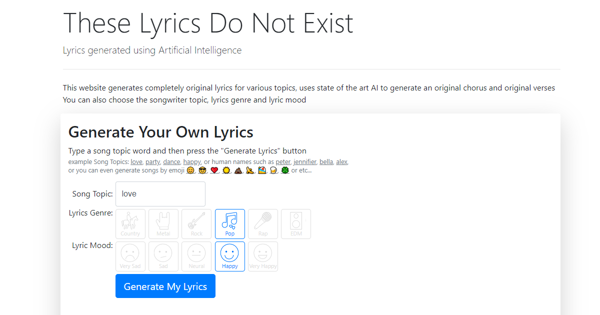 AI Lyrics Generator Logo